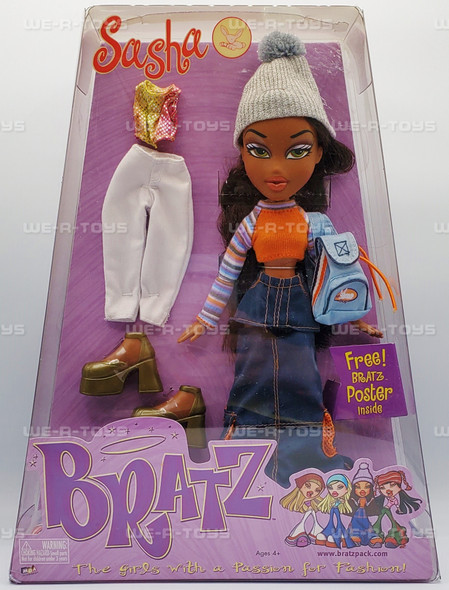 Bratz 1st Edition Sasha Fashion Doll MGA Entertainment 2001 #248552 NRFB