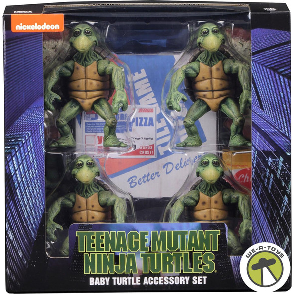 Teenage Mutant Ninja Turtles Movie 1990 Baby Turtles 1:4 Scale Figures 4 Pk