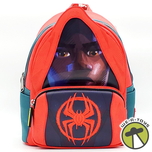 Spider-Man: Across the Spider-Verse Miles Morales Hoody Mini-Backpack Loungefly