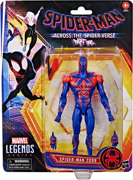 Spider-Man Retro Marvel Legends Spider-Man 2099 6" Action Figure 2022 Hasbro