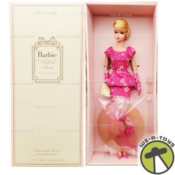 Barbie Fashionably Floral Doll Gold Label Silkstone BFMC 2014 Mattel CGK91 NRFB