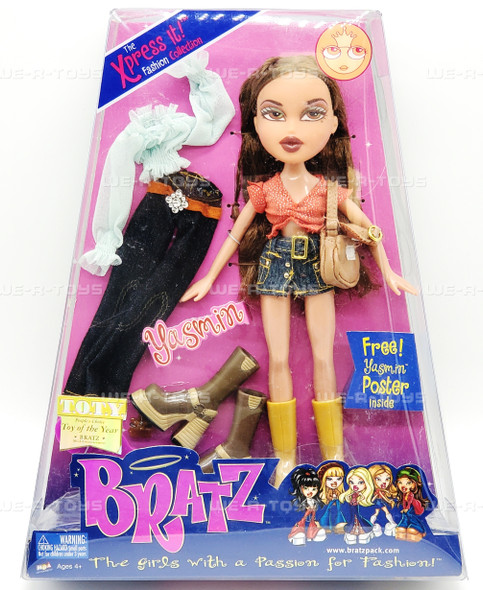 Bratz Xpress It Fashion Collection Yasmin Doll 2002 MGA 254027 NEW