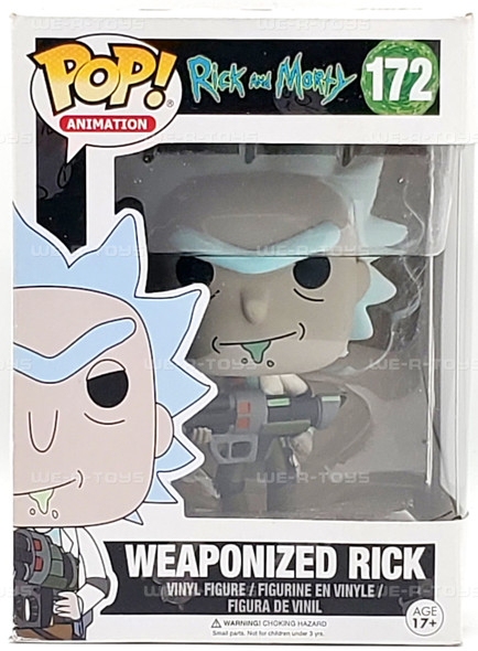 Funko POP! Animation Rick and Morty Weaponized Rick 172 Vinyl Figure