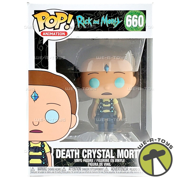 Funko POP! Animation Rick & Morty Death Crystal Morty 660 Vinyl Figure