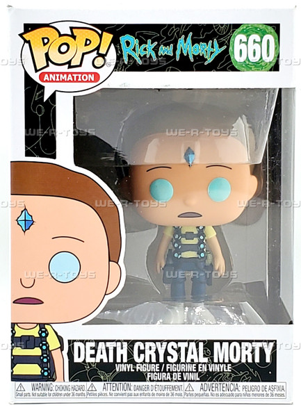 Funko POP! Animation Rick & Morty Death Crystal Morty 660 Vinyl Figure