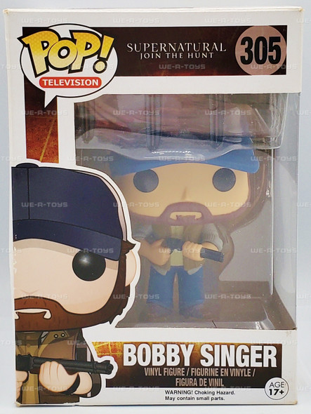 Funko POP! Television Supernatural Bobby Singer Vinyl Figure #305 NEW