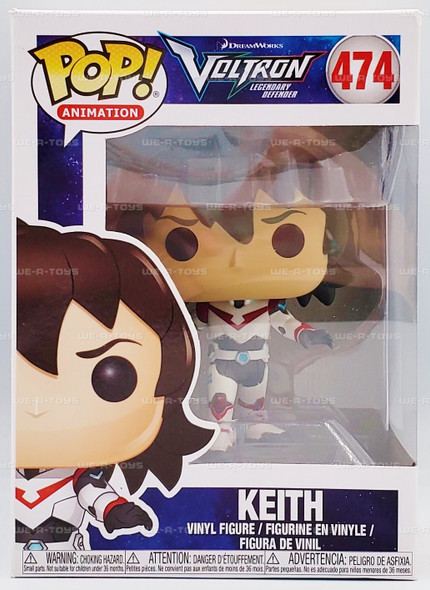 Funko POP! Animation Voltron Legendary Defender Keith Vinyl Figure #474 NEW