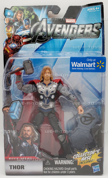 Marvel The Avengers Thor Action Figure Walmart Exclusive 2011 Hasbro #38943 NEW