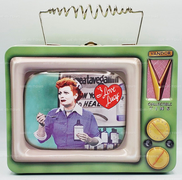 Vandor I Love Lucy Vitameatavegamin Collectible Television Lunch Tin 2001 NEW