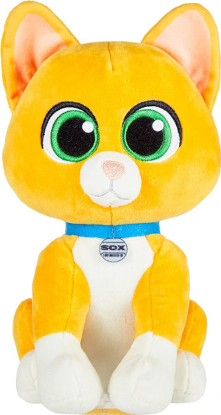Disney Pixar Lightyear Sox Plush Cat Toy with Sound, 9-inch Mission Pal Mattel