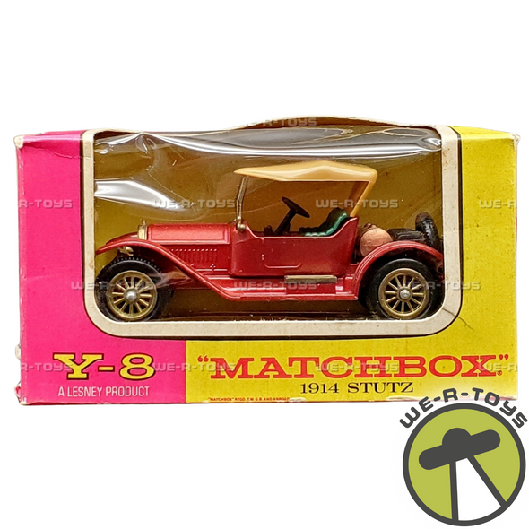 Models of Yesteryear Red 1914 Stutz 1:48 Scale 1969 Matchbox NEW