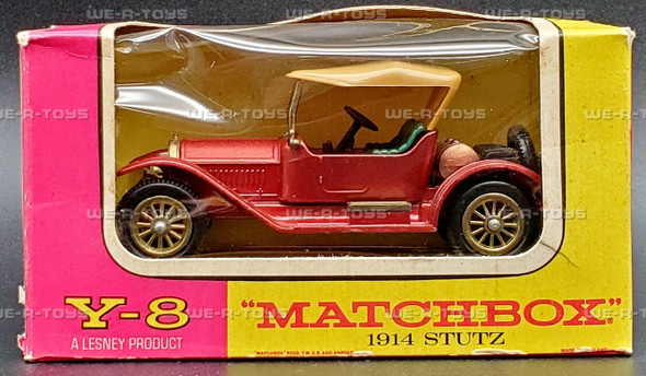 Models of Yesteryear Red 1914 Stutz 1:48 Scale 1969 Matchbox NEW