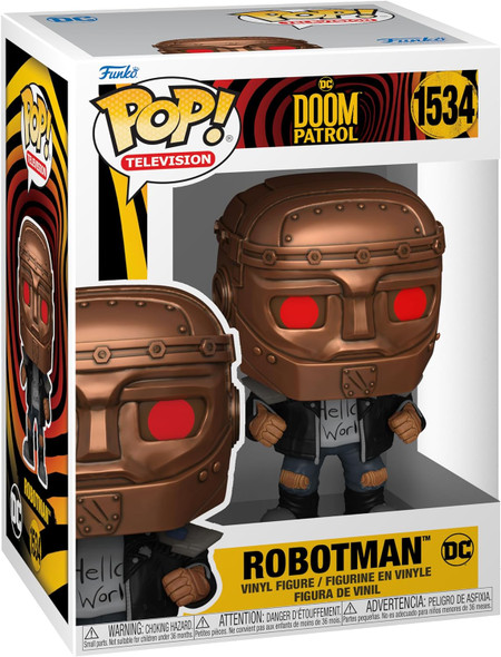 Funko Pop 1534 TV DC Doom Patrol - Robotman Vinyl Figure