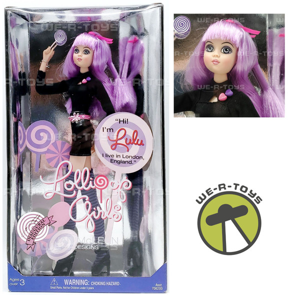 Lollipop Girls Jan McLean Designs Lulu Doll Inaugural Edition Unimax #706201 NEW