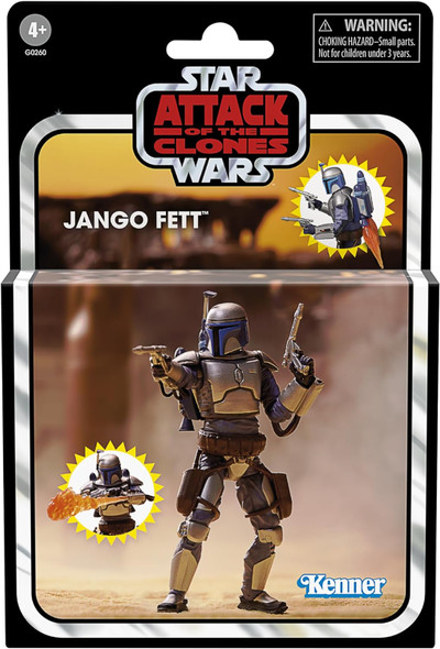 Star Wars The Vintage Collection Jango Fett, Attack of The Clones 3.75" Figure