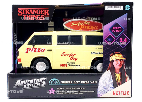 Stranger things Surfer Boy Pizza Van Radio Controlled Vehicle Adventure Force