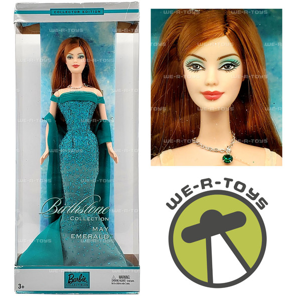 Barbie Birthstone Collection May Emerald Doll C5323 Mattel 2002