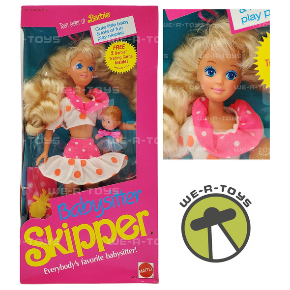 Barbie Teen Sister Babysitter Skipper 1990 Mattel #9433 NRFB