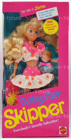 Barbie Teen Sister Babysitter Skipper 1990 Mattel #9433 NRFB