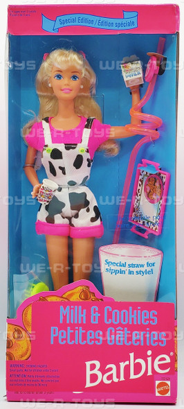 Barbie Milk and Cookies Special Edition Doll 1995 Mattel #15121 NRFB