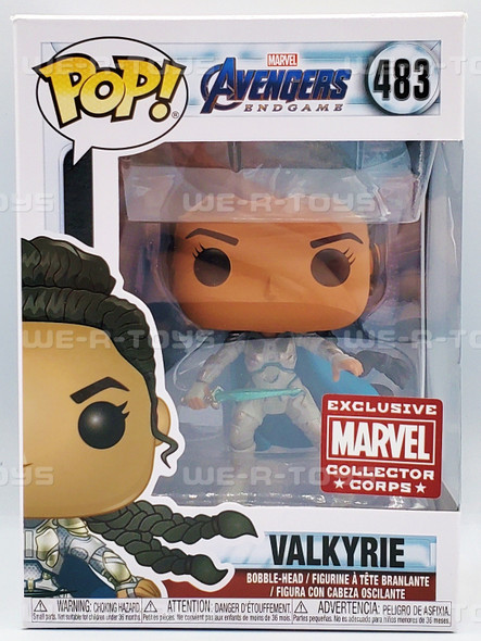 Funko POP Marvel Avengers Endgame Valkyrie Bobblehead Figure #483 NEW