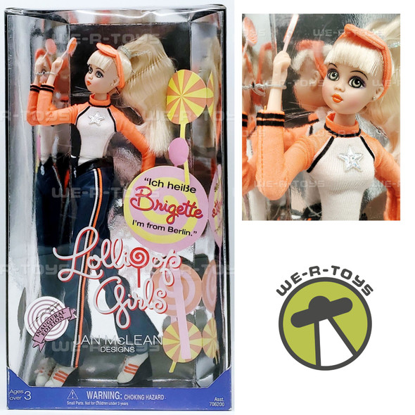Lollipop Girls Jan McLean Designs Brigette Doll Unimax #706204 NEW
