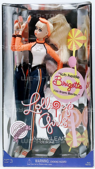 Lollipop Girls Jan McLean Designs Brigette Doll Unimax #706204 NEW