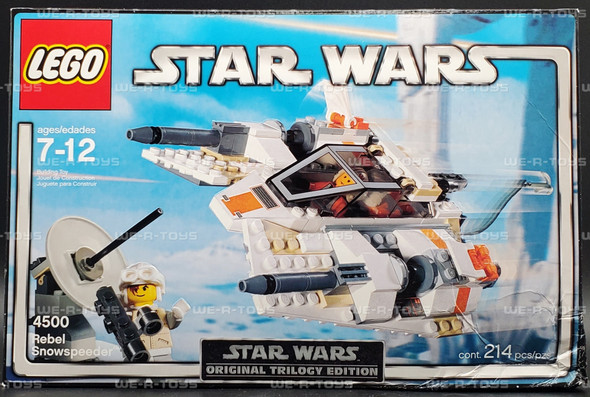 LEGO Star Wars Original Trilogy Rebel Snowspeeder Blocks Set 2004 LEGO 4500 NRFB