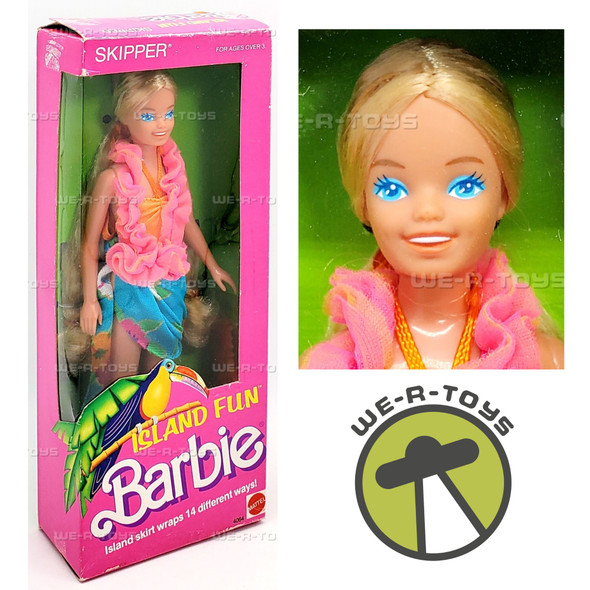 Skipper Island Fun Barbie Doll 1987 Mattel 4064