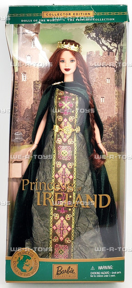 Barbie Princess of Ireland Dolls of the World The Princess Collection 2001 NEW