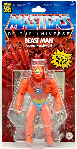 Masters of the Universe Origins Beast Man Action Figure 2020 Mattel GNN92