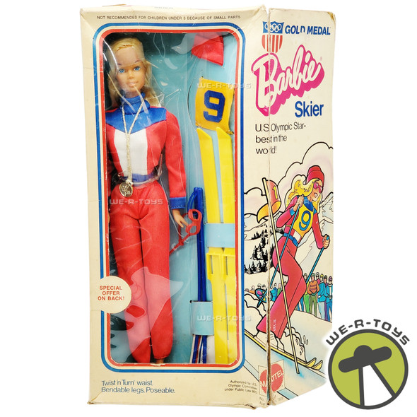 Gold Medal Barbie Skier Doll TNT Vintage 1974 Mattel No. 7264 NEW