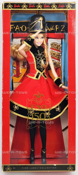 Barbie FAO Schwarz 150th Anniversary Pink Label Doll 2011 Mattel W7817