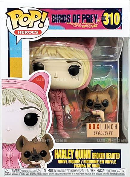 Funko Pop Heroes 310 Birds of Prey Harley Quinn Broken Hearted Exclusive Figure