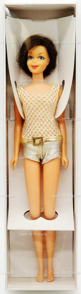 Vintage Barbie 1967 Casey Doll TNT Twist 'N Turn Brunette Mattel 1180 USED