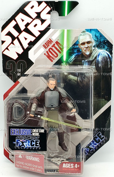 Star Wars Force Unleashed General Rahm Kota Samurai Jedi Action Figure 2007