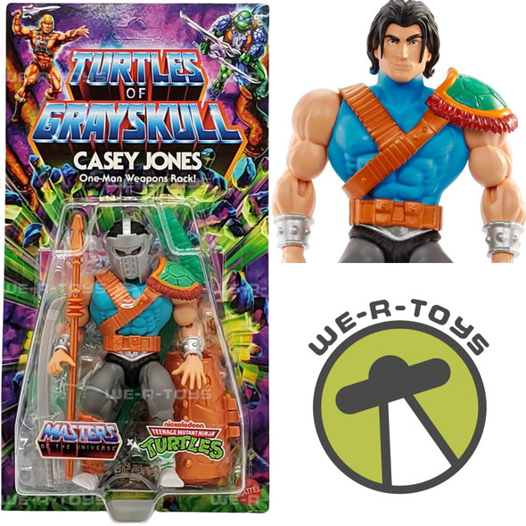 MOTU Origins Turtles of Grayskull Wave 3 Casey Jones Action Figure 2023 Mattel