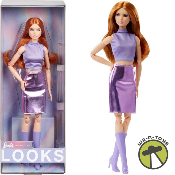 Barbie Looks Doll #20 with Purple Skirt Y2K Fashion Doll 2023 Mattel HRM12