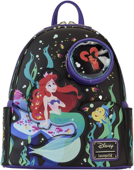 The Little Mermaid 35th Anniversary Life Is the Bubbles Mini-Backpack Loungefly