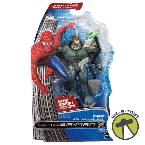 Marvel Spider-Man Rhino Head Smash Attack Action Figure Hasbro #21777 NRFB