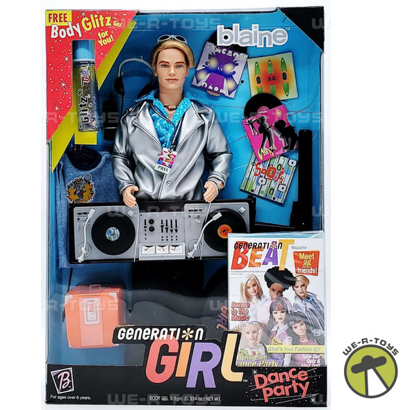 Barbie Generation Girl Dance Party Blaine Doll 1999 Mattel #26111 NRFB
