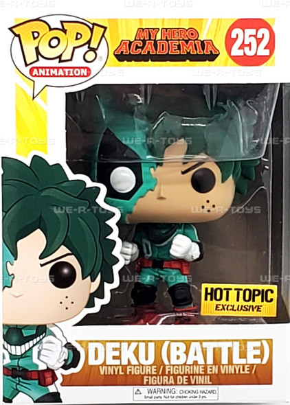 Funko Pop Animation 252 My Hero Academia Deku Battle Hot Topic Exclusive Figure