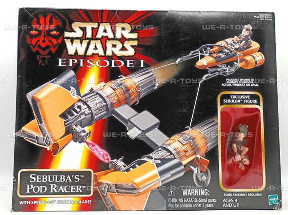 Star Wars Sebulba's Pod Racer Vehicle & Sebulba Action Figure 1998 Hasbro #84098