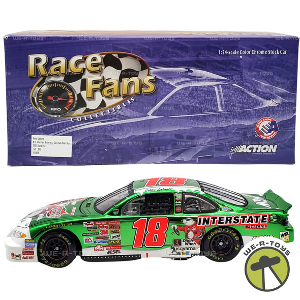 NASCAR Race Fans Collectibles #18 Interstate Batteries / Coca-Cola Polar Bear