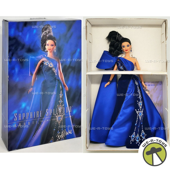 Sapphire Splendor Barbie Doll The Jewel Essence Collection by Bob Mackie 15523