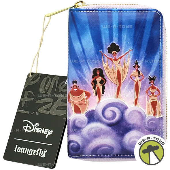 Disney Hercules Muses Clouds Zip Around Wallet 2022 Loungefly