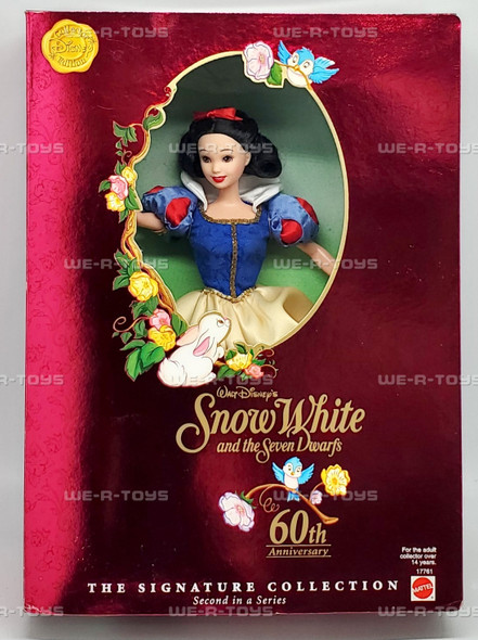 Disney's Snow White 60th Anniversary Doll 1997 Mattel 17761 NEW
