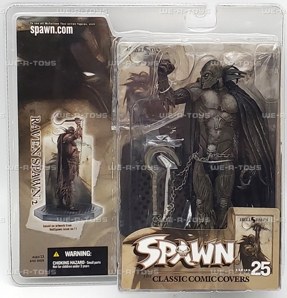 Spawn Classic Comic Covers Hell Spawn Series 25 Raven Spawn 2 Action Figure