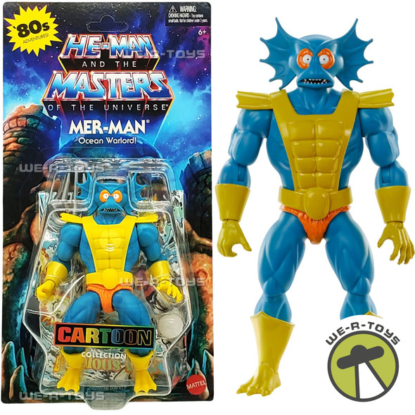 Masters of the Universe Origins Core Cartoon Mer-Man Action Figure 2023 Mattel