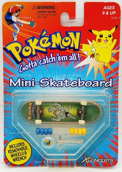 Pokémon Machamp Mini-Skateboard 1999 X-Concepts 02800 NRFP